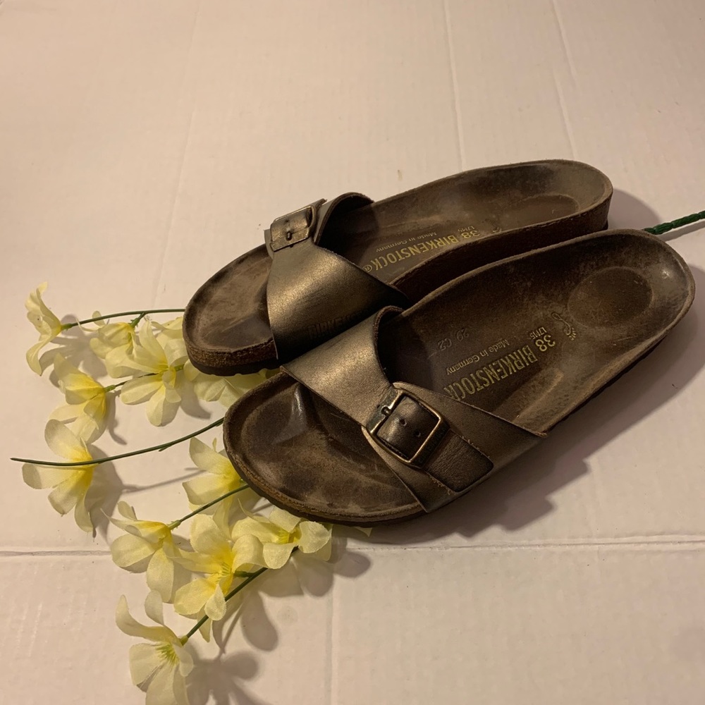 Birkenstock Bronze Brown Birko-Flor Madrid 8